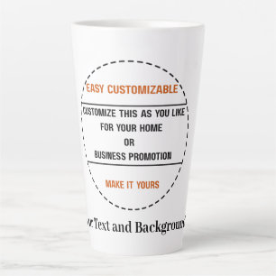 Creëer Je Eigen Simpele Merkpromotie Latte Mok