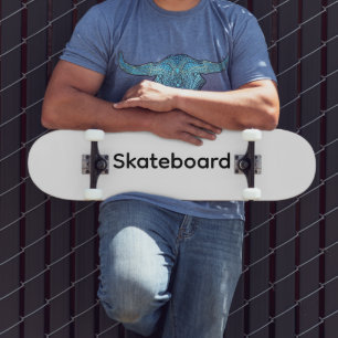 Creëer Je Eigen Simpele Merkpromotie Persoonlijk Skateboard