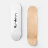 Creëer Je Eigen Simpele Merkpromotie Persoonlijk Skateboard (Voorkant)
