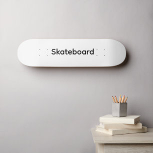 Creëer Je Eigen Simpele Merkpromotie Persoonlijk Skateboard