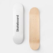 Creëer Je Eigen Simpele Merkpromotie Persoonlijk Skateboard (Voorkant)