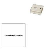 Creëer Je Eigen Simpele Merkpromotie Rubberstempel (Gestempeld)