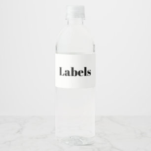 Creëer Je Eigen Simpele Merkpromotie Waterfles Etiket