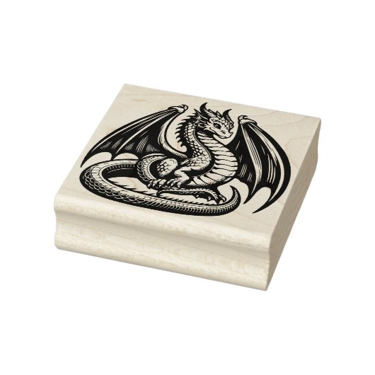 Creëer Je Eigen Sitting Pretty Regal Draak Rubberstempel (Stempel)