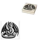 Creëer Je Eigen Sitting Pretty Regal Draak Rubberstempel (Gestempeld)