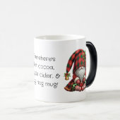 Creëer je eigen slaperige kerstplakkaat magische mok (Voorkant rechts)