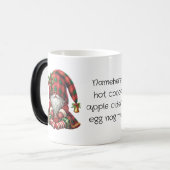 Creëer je eigen slaperige kerstplakkaat magische mok (Voorkant links)