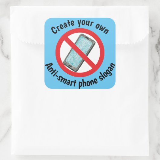 Creëer je eigen smartphone sticker (Tas)
