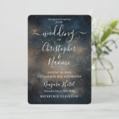 Creëer je eigen Smokey Blue vuurwerk Kaart (Staand voorkant)