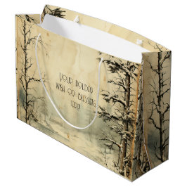 Creëer je eigen  sneeuwscene groot cadeauzakje