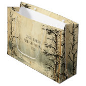 Creëer je eigen  sneeuwscene groot cadeauzakje (Voorkant Gekanteld)