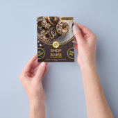 Creëer je eigen speciale actie voor Donut kopen Flyer (Hand)