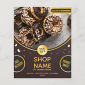 Creëer je eigen speciale actie voor Donut kopen Flyer (Achterkant)