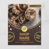 Creëer je eigen speciale actie voor Donut kopen Flyer (Voorkant)