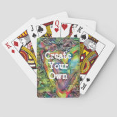 Creëer je eigen speelkaartdek pokerkaarten (Achterkant)