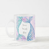 Creëer Je eigen spetterende zeemeerminstaarten Matglas Koffiemok (Links)