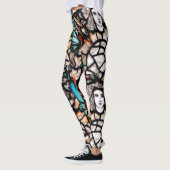 Creëer je eigen spirituele Yoga Pants Long kleurfu Leggings (Links)