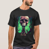 Creëer Je eigen spooky Surreal Skull Tree T-shirt (Voorkant)