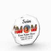 Creëer je eigen sportmam foto collage zwemt moeder (Links)