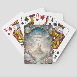 Creëer Je Eigen Sprotse Magische Kasteel Pokerkaarten