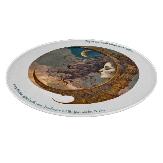 Creëer je eigen Steampunk Dame van de Maan Snijplank (Hoek)