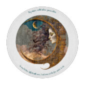 Creëer je eigen Steampunk Dame van de Maan Snijplank (Voorkant)
