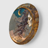 Creëer Je eigen Steampunk Lady of the Moon Grote Klok (Hoek)