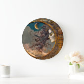 Creëer Je eigen Steampunk Lady of the Moon Grote Klok (Huis)