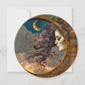 Creëer Je eigen Steampunk Lady of the Moon Kaart (Voorkant)