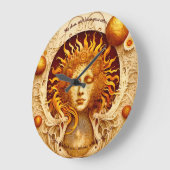 Creëer Je eigen Steampunk Sun Goddess Grote Klok (Hoek)