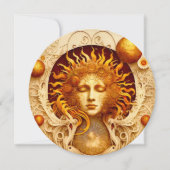 Creëer Je eigen Steampunk Sun Goddess Kaart (Voorkant)