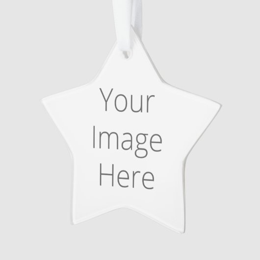 Creëer Je eigen ster-versiering Ornament (voorkant)