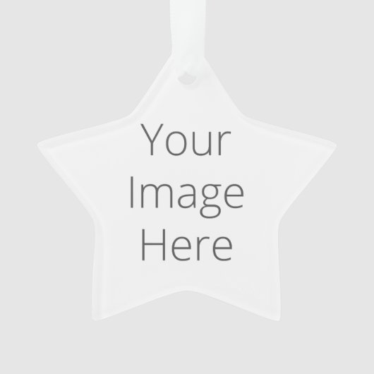 Creëer Je eigen ster-versiering Ornament (voorkant)
