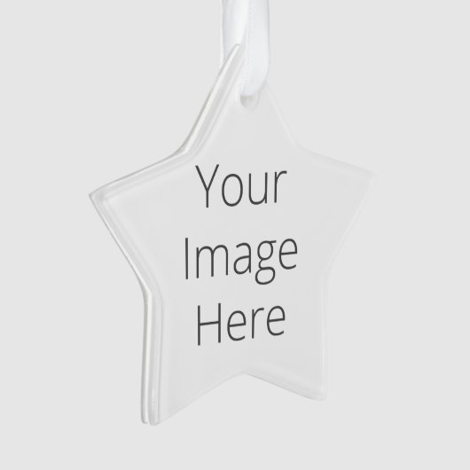 Creëer Je eigen ster-versiering Ornament (voorkant)