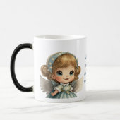 Creëer je eigen sterrenblonde kerstengel magische mok (Links)