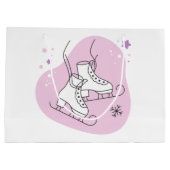 Creëer Je eigen sterrenijs Schaatsen Roze Kerst Groot Cadeauzakje (Achterkant)