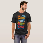 Creëer Je Eigen Stijl T-shirt (Voorkant volledig)