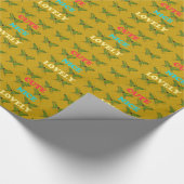 Creëer je eigen stomme  vlinder cadeaupapier (Hoek)