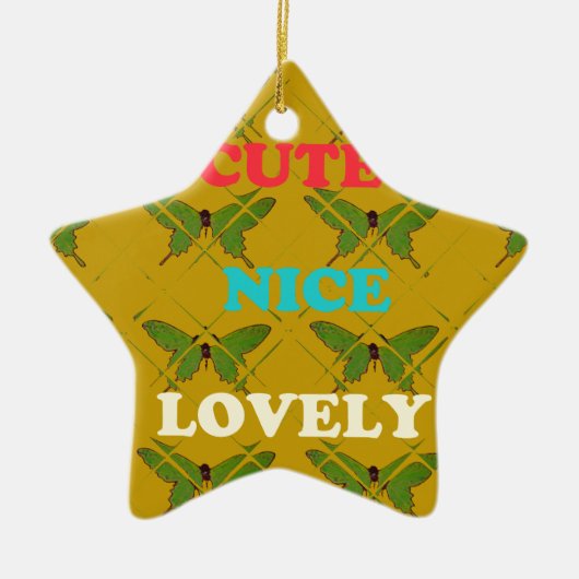 Creëer je eigen stomme  vlinder keramisch ornament (Voorkant)