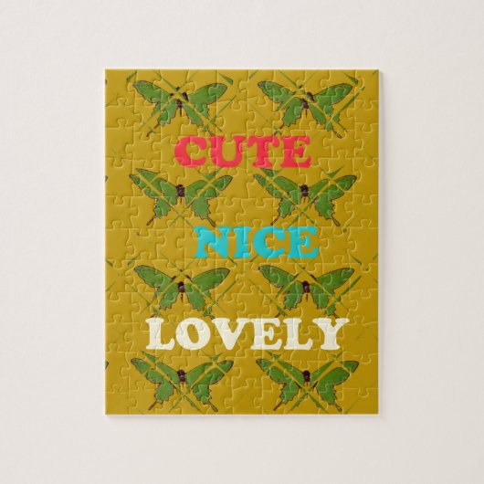 Creëer je eigen stomme  vlinder legpuzzel (Verticaal)