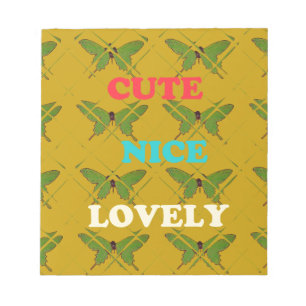 Creëer je eigen stomme  vlinder notitieblok