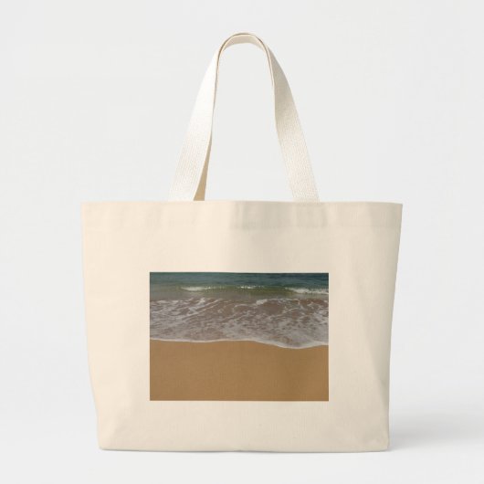 Creëer je eigen strandthema grote tote bag (Voorkant)