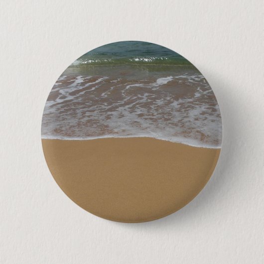 Creëer je eigen strandthema ronde button 5,7 cm (Voorkant)
