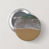 Creëer je eigen strandthema ronde button 5,7 cm (Voorkant /achterkant)