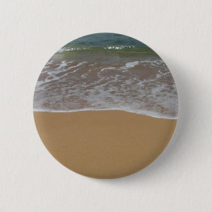 Creëer je eigen strandthema ronde button 5,7 cm