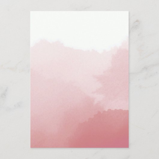 Creëer je eigen subtiele rode ombre Waterverf Menu (Achterkant)