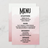 Creëer je eigen subtiele rode ombre Waterverf Menu (Voorkant / Achterkant)