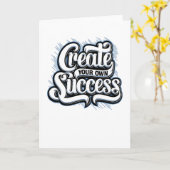 Creëer je eigen succes kaart (Gele Bloem)