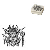 Creëer je eigen tribale feeënkoning rubberstempel (Gestempeld)