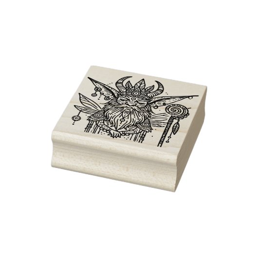 Creëer je eigen tribale feeënkoning rubberstempel (Stempel)